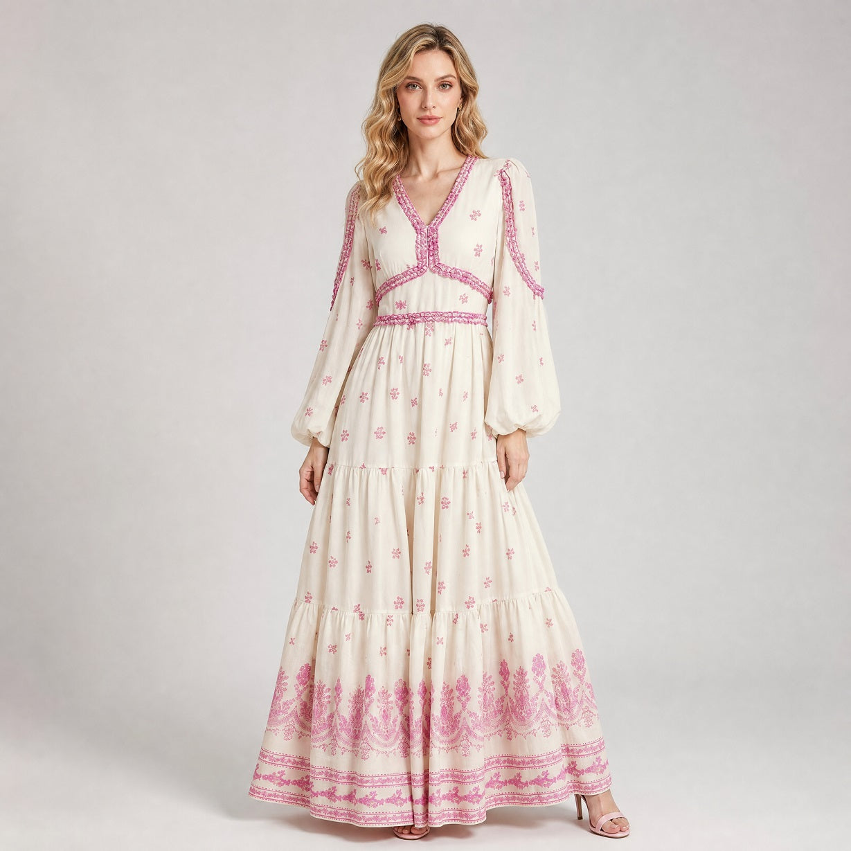 boho embroidered maxi dress Stefanie Size:XS | Washed Black self tie waist What rules?, I knew FR48