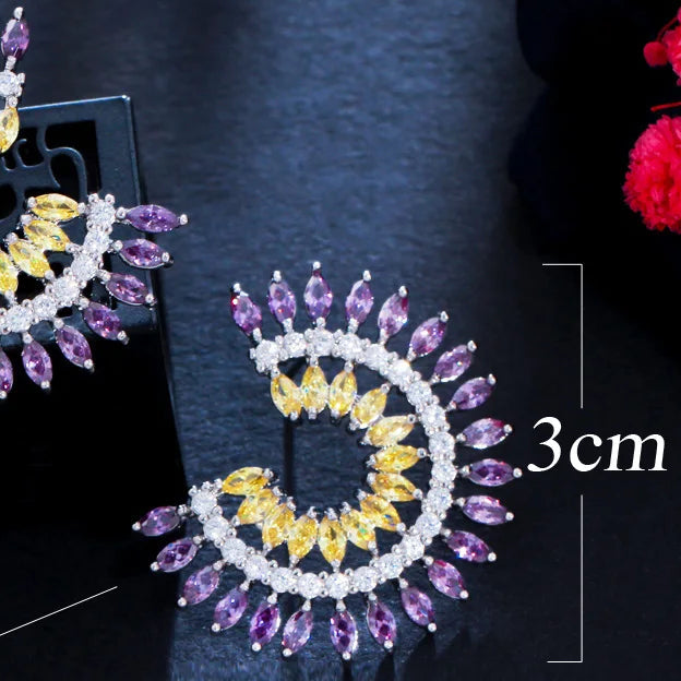 Boucles d'oreilles Leah 2 couleurs