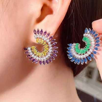 Boucles d'oreilles Leah 2 couleurs